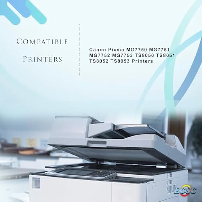 COMPATIBLE PRINTER CARTRIDGE INK CARTRIDGE REPLACEMENT FOR CANON PIXMA MG7750 MG7751 MG7752 MG7753 TS8050 TS8051 TS8052 TS8053 PGI570/CLI571 (BLACK/PHOTO-BLACK/CYAN/MAGENTA/YELLOW/GREY, 12-PACK) - Image 2