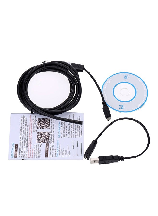 Three-in-one TYPE-C USB Android phone endoscope with 7MM spiral head and 2-meter waterproof capability - Image 1