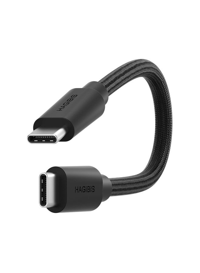 Hagibis USB4 Cable Vertical Plug USB-C to USB-C Short Cable 80Gbps 240W PD3.1 8K@60Hz Cord USB 4 V2.0 for Thunderbolt 4/5 Mac mini M4 Mac Studio - Image 1