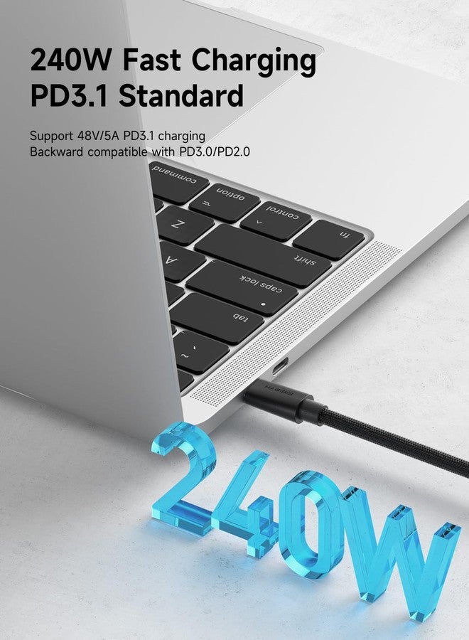 Hagibis USB4 Cable Vertical Plug USB-C to USB-C Short Cable 80Gbps 240W PD3.1 8K@60Hz Cord USB 4 V2.0 for Thunderbolt 4/5 Mac mini M4 Mac Studio - Image 3