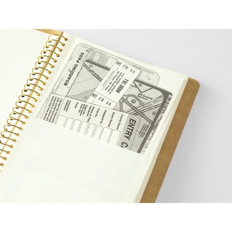 Designphil Travelers 15246006 Notebook Spiral Ring A5 Slim Paper Pocket Kangaroo 2-Pack - Image 5