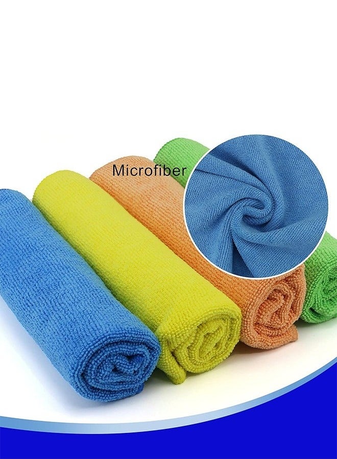 Bukela 20 Pack Microfiber Cleaning Cloths Cleaning Rags for Car, Kitchen, Home, Windows, Laptop - 30 x 30 cm - Image 4