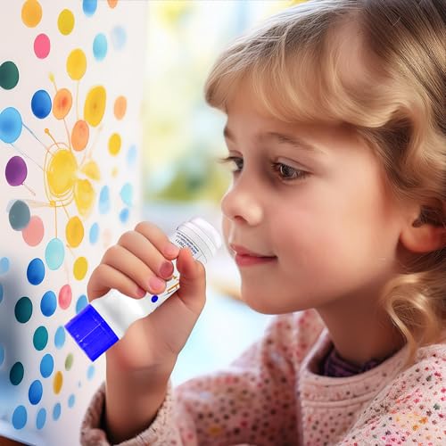 Artiggle Dot-a-Doodle | Dot Marker,6 Shades 60ML Non Toxic Fun Art & Craft Supplies| Dab 20 mm with 20 Printed Brain Boosting Worksheets |Activity Book - Image 4