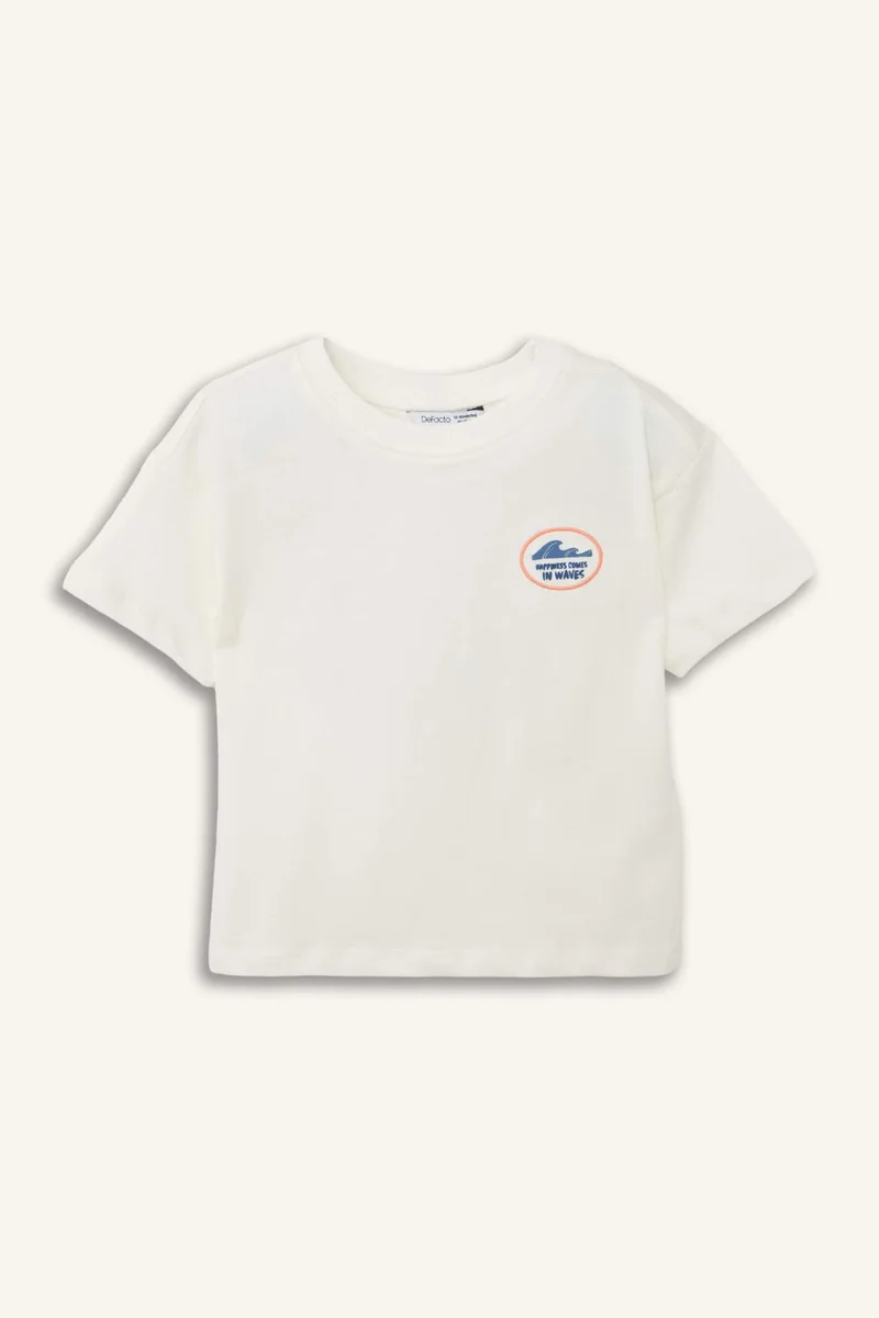 ديفاكتو Baby Boy Oversize Fit Short Sleeve T-Shirt
