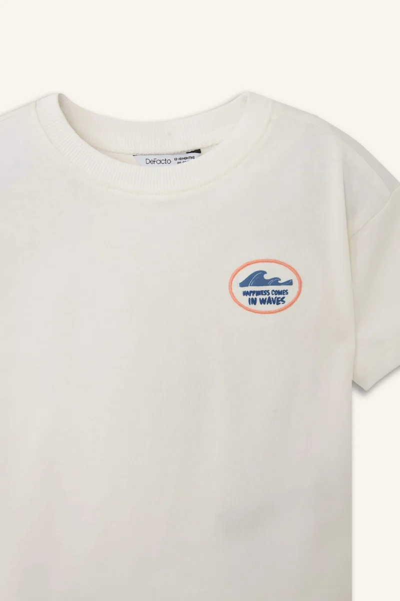 ديفاكتو Baby Boy Oversize Fit Short Sleeve T-Shirt