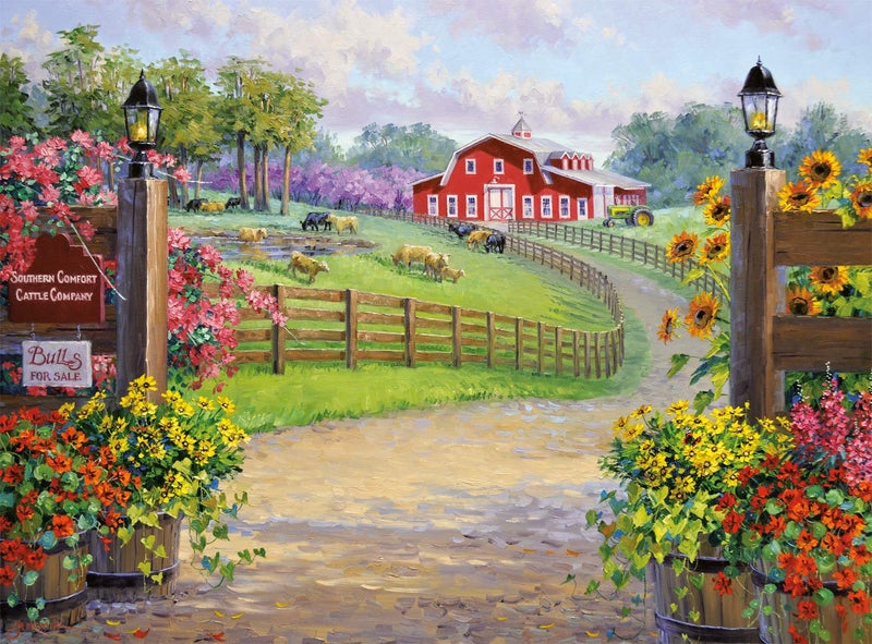 Buffalo Games A Southern Warm Welcome 1000 Piece Jigsaw Puzzle