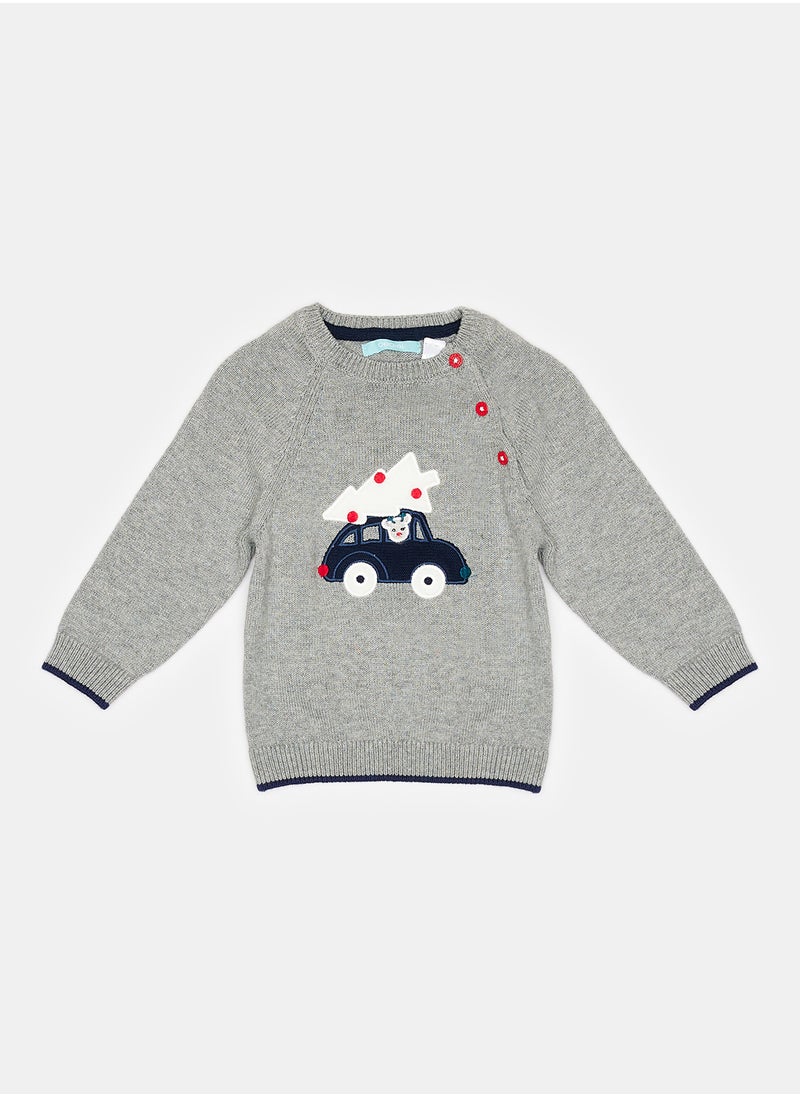 Okaidi OBaiBi By Okaidi Baby Boys Sweatshirt  - Image 1
