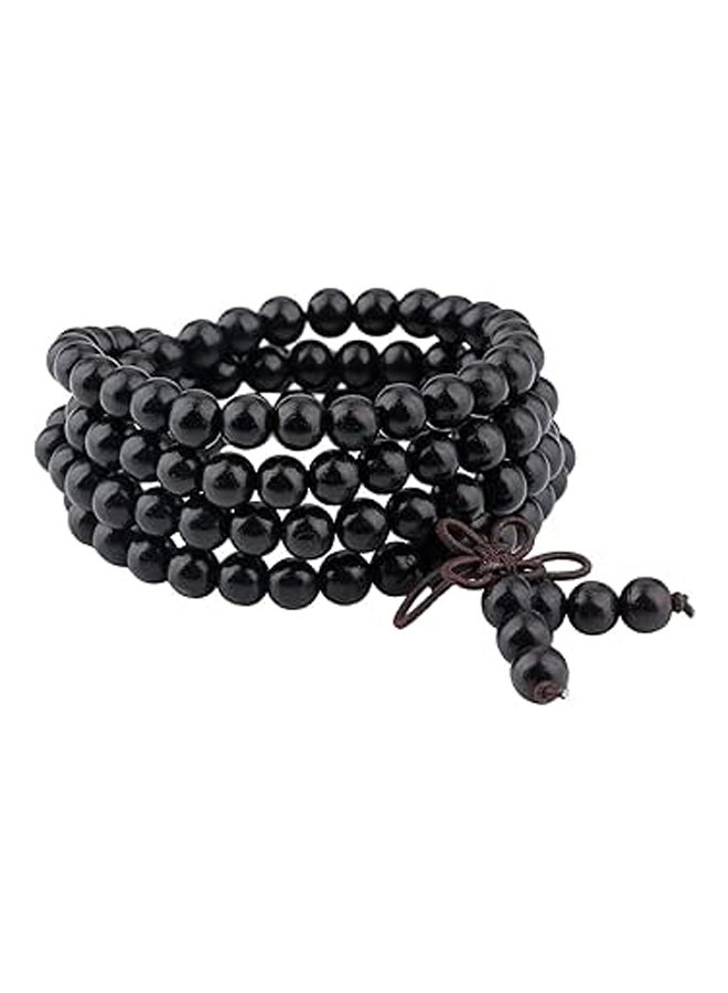 KYEYGWO 108 Mala Prayer Beads Bracelet for Woman, Natural Wood Tibetan Buddhist Buddha Meditation Bead Necklace - Image 1
