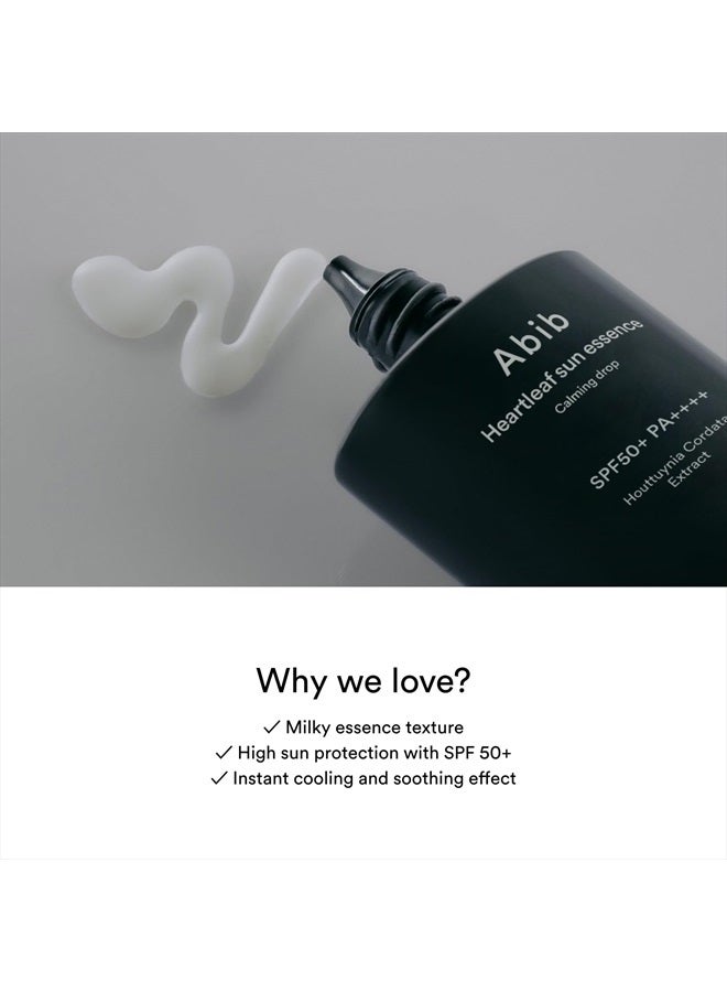 abib قطرة هارتليف صن إيسنس المهدئة 1.69 أونصة سائلة / 50 مل | 2 في 1، إيسنس واقي من الشمس، مهدئ للتوتر، إيسنس هارتليف المهدئة - Image 3