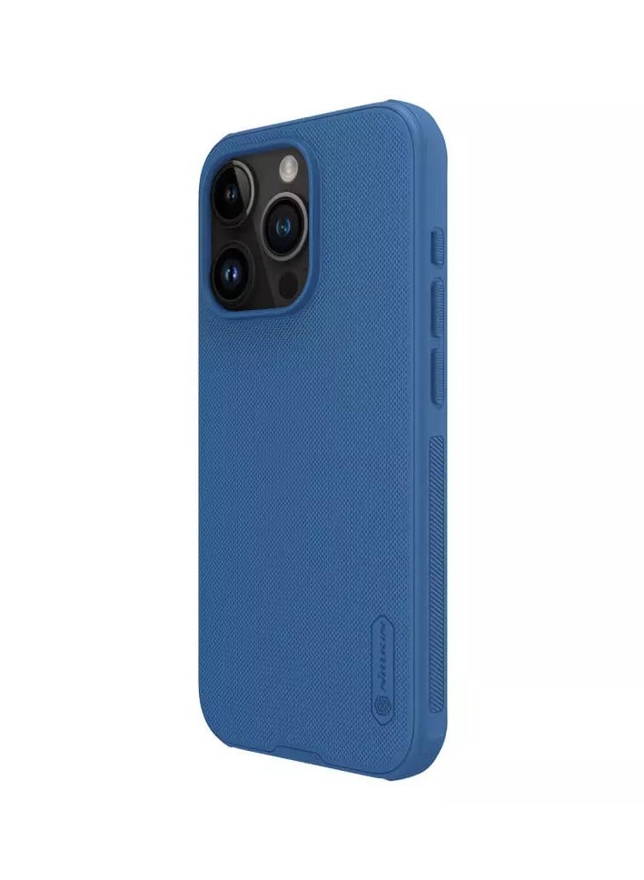 Nillkin Super Frosted Shield Pro Magnetic MagSafe Matte cover case for Apple iPhone 15 Pro 6.1-Blue - Image 3