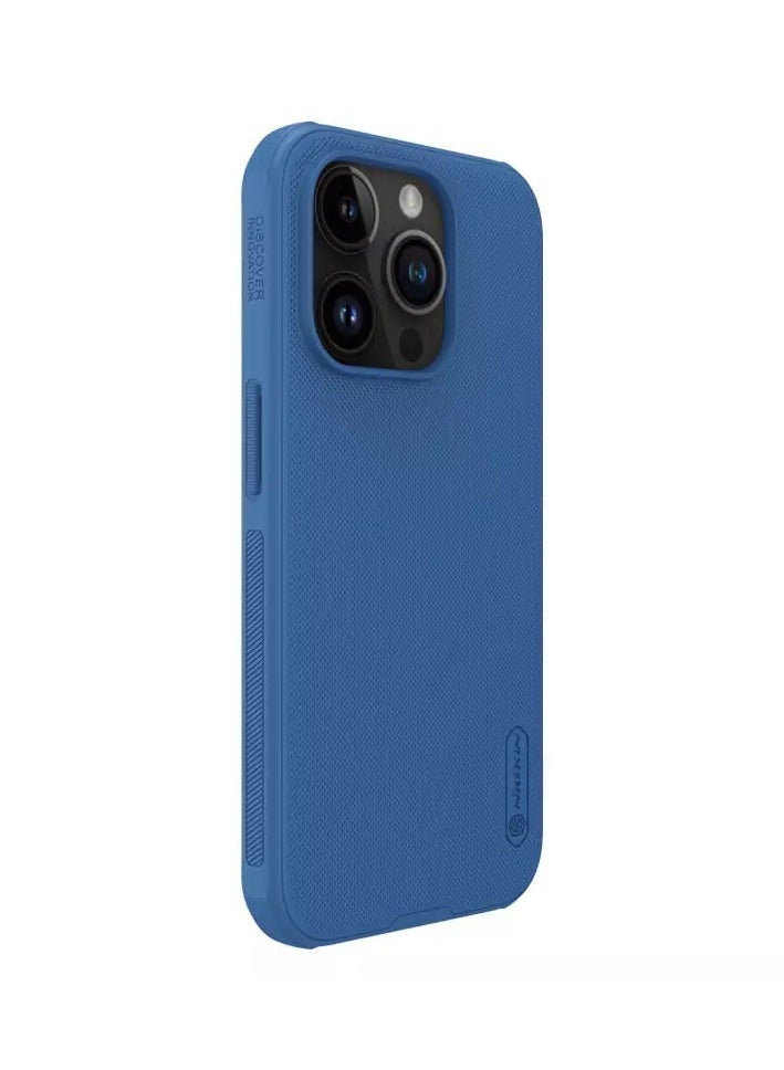 Nillkin Super Frosted Shield Pro Magnetic MagSafe Matte cover case for Apple iPhone 15 Pro 6.1-Blue - Image 4