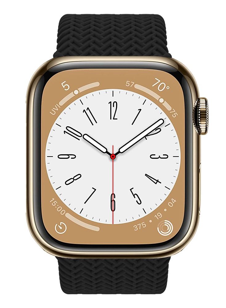 هونج كونج ساعة سوبر 9 برو الذكية لتتبع اللياقة البدنية مع شاشة أموليد، مقاومة للماء IP67، عداد الخطى، ضغط الدم، مراقبة النوم، ساعة ذكية متعددة الوظائف (أسود، ذهبي) - Image 2