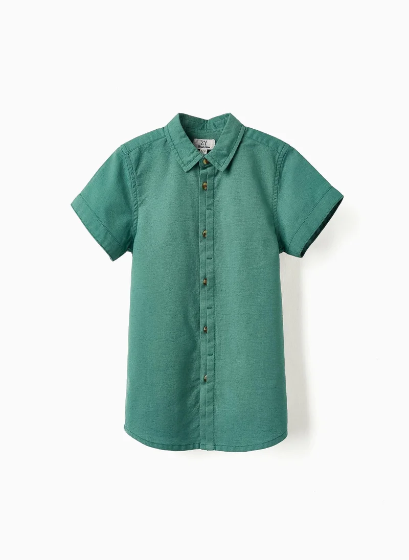 Zippy Cotton and Linen Shirt for Boys