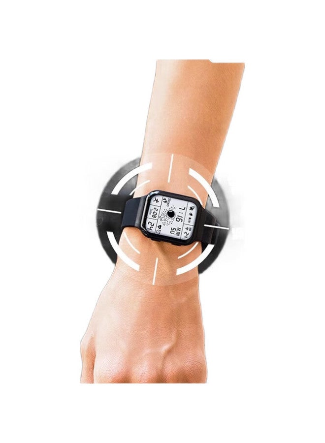 MAX-G Full-Screen Watch For Teenagers, Middle School Students, Boys, Electronic Watch, Waterproof, Luminous, Multifunctional, Sports, Children'S Black Watch - Image 2