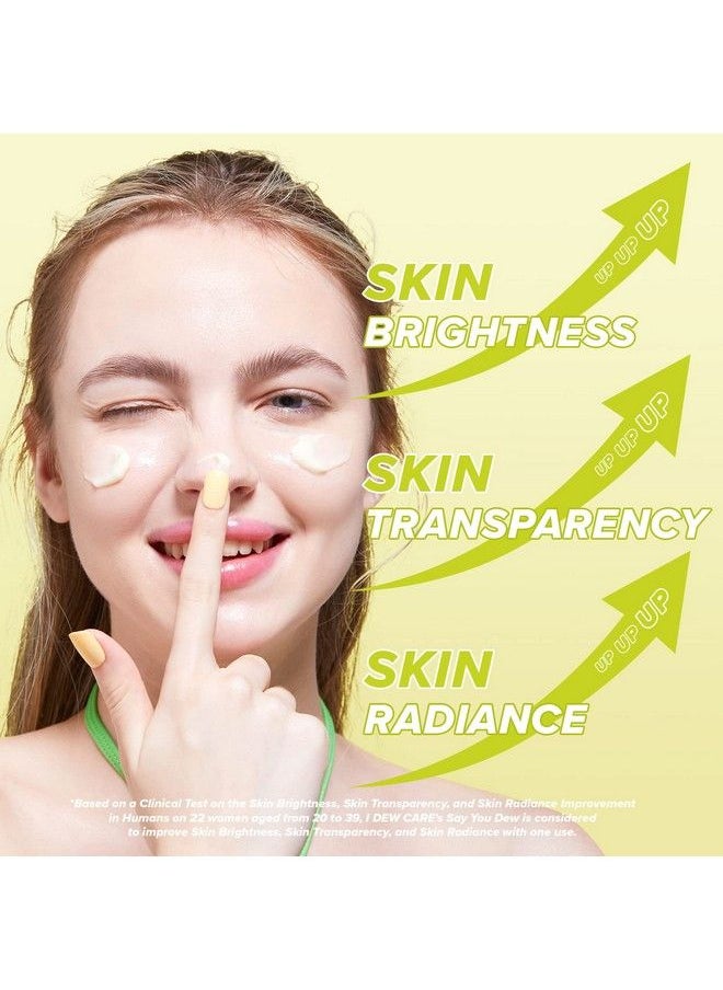 I DEW CARE Face Cream Say You Dew : Vitamin C Moisturizer With Niacinamide Nonirritating Hydrate And Illuminate Skin 169 Fl Oz  - Image 4