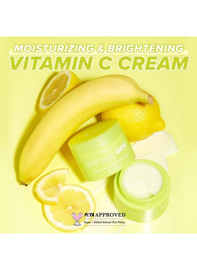 I DEW CARE Face Cream Say You Dew : Vitamin C Moisturizer With Niacinamide Nonirritating Hydrate And Illuminate Skin 169 Fl Oz  - Image 5