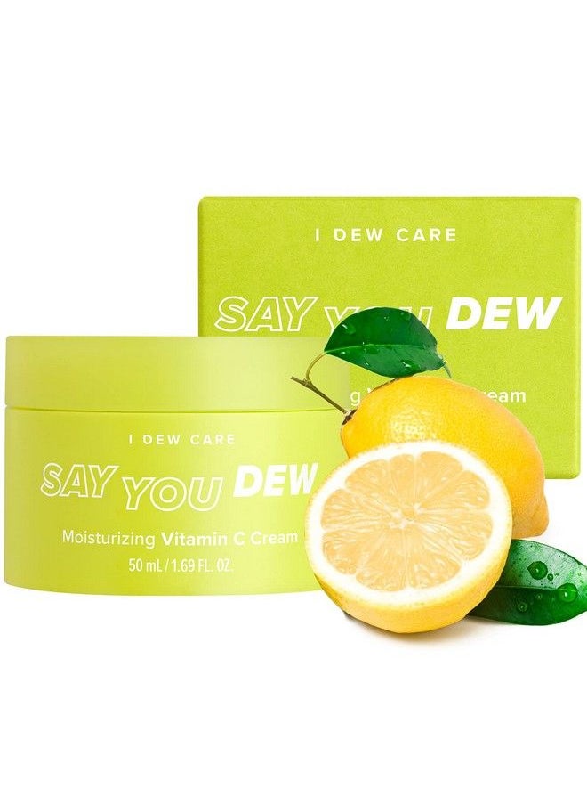 I DEW CARE Face Cream Say You Dew : Vitamin C Moisturizer With Niacinamide Nonirritating Hydrate And Illuminate Skin 169 Fl Oz  - Image 2