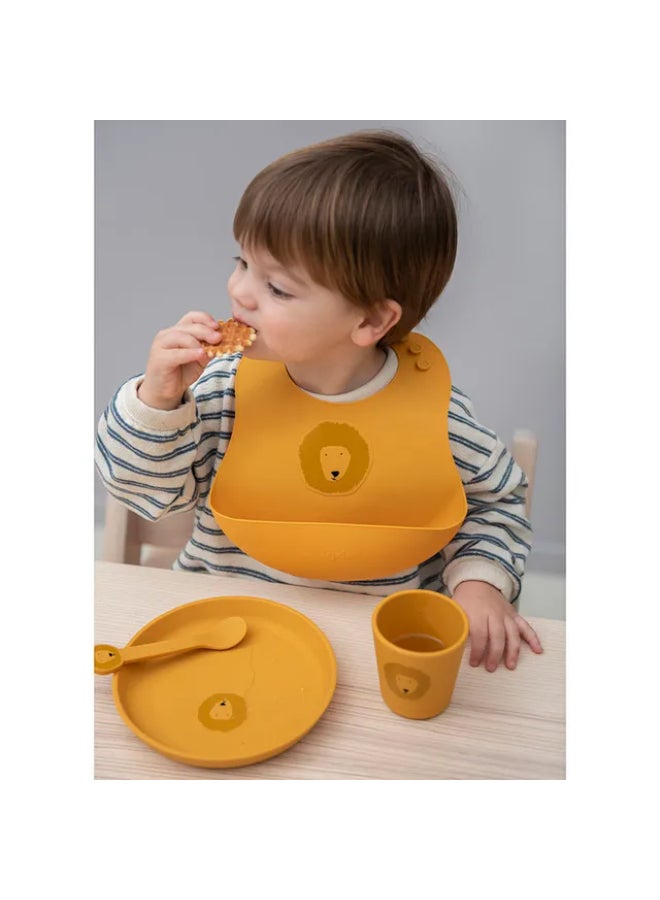 Trixie Silicone Bib With Handy Pocket - Pack of 2 - Mr. Lion - Image 3
