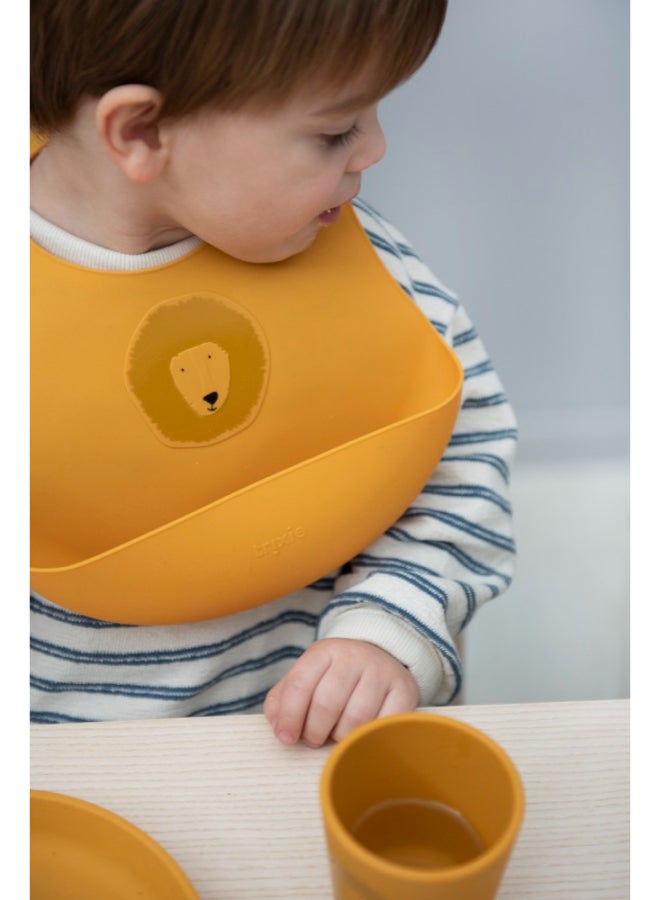 Trixie Silicone Bib With Handy Pocket - Pack of 2 - Mr. Lion - Image 5