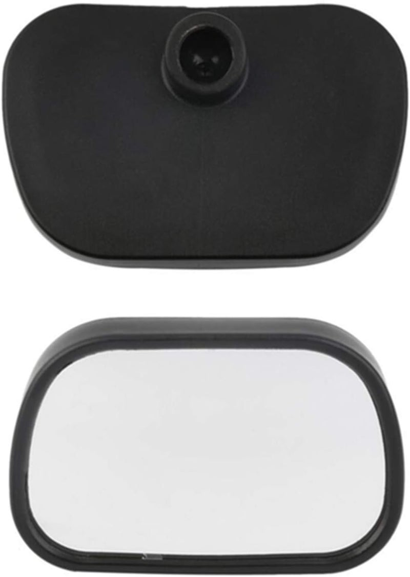 AISIBO Baby Car Mirror, Monitor Infant Child Mirrors for Rear Facing Car Seat with Wide Clear View - Safety Shatterproof Rearview Mirror Adjustable Acrylic 360° for Back Seat(black) - Image 2