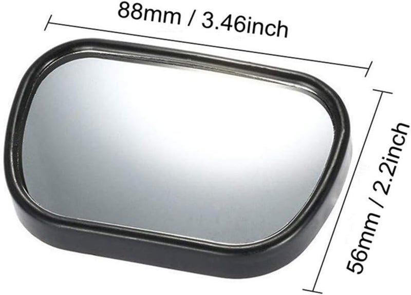 AISIBO Baby Car Mirror, Monitor Infant Child Mirrors for Rear Facing Car Seat with Wide Clear View - Safety Shatterproof Rearview Mirror Adjustable Acrylic 360° for Back Seat(black) - Image 1