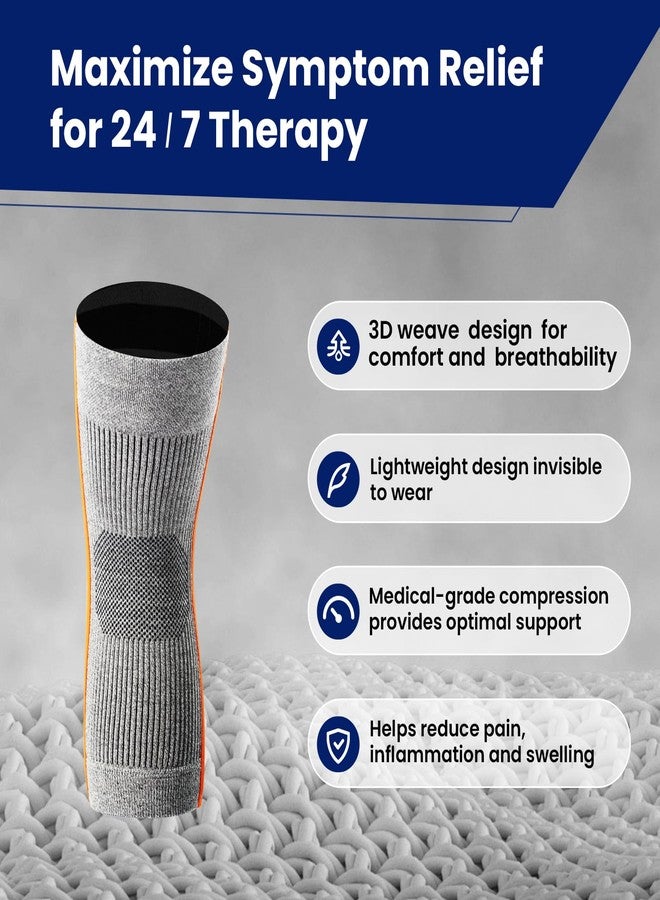 Galvaran Compression Knee Brace for Women & Men – Knee Support Sleeve for ACL, MCL, Meniscus Pain Relief, Joint Swelling & Injury Recovery | Skin-Friendly Anti-Slip Design | Daily Use & Sports - Image 4