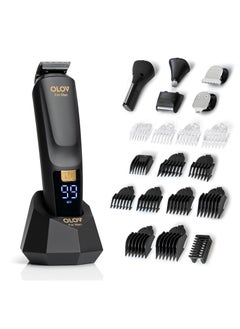 OLOV For Man Beard Trimmer, 21 Piece All-in-One Mens Grooming Kit and Hair Clipper, Nose, Ear,Body and Face, Electric Razor with USB Recharge Dock  - Image 1