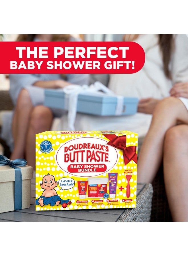 Boudreaux's Butt Paste Baby Shower Bundle, Baby Diaper Rash Cream Ointments & Applicator Kit - Image 3