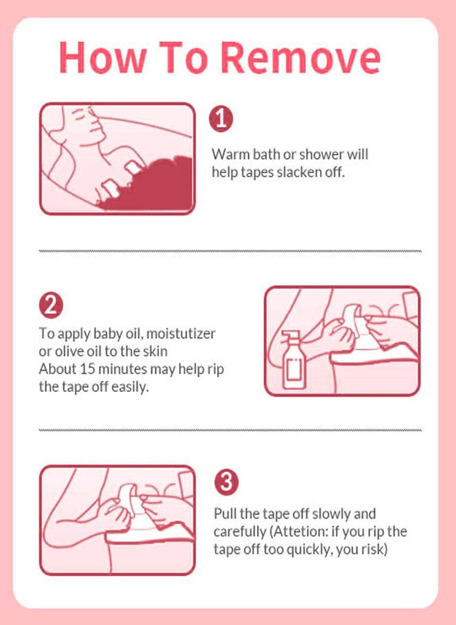 FIMS Breast Lift Tape for Bra - Black Stick-On Tape - Image 5