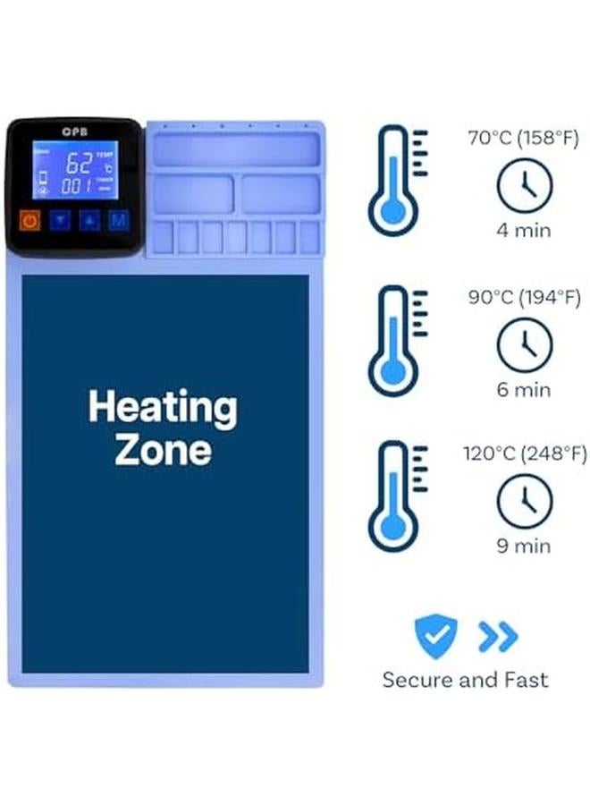 erorex Lcd Screen Heating Pad Smartphone And Tablet Lcd Screen Separation Plate 30 X 17 X 0.8 Cm - Image 2
