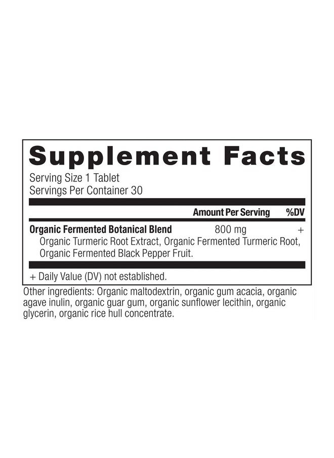 Ancient Nutrition - Turmeric Capsules Once Daily Use As A Joint Supplement And Supports Inflammation Gluten Free Paleo And Keto Friendly 30 Tablets - Image 1