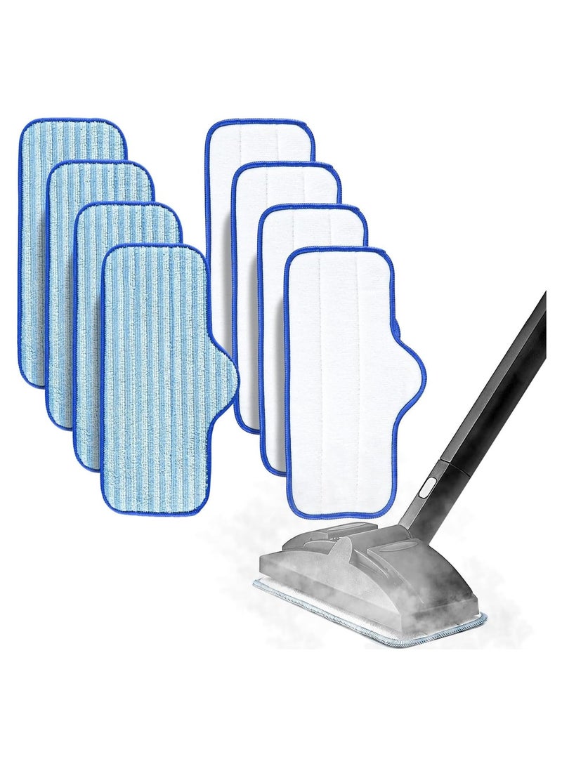 6 قطع وسادة بخار ميكروفايبر لتنظيف ديوبراي نيت قابلة لإعادة الاستخدام وقابلة للغسل في الغسالة مصممة لأسطح متعددة لتنظيف فعال للأرضيات الخشبية والبلاط والحجر - Image 1