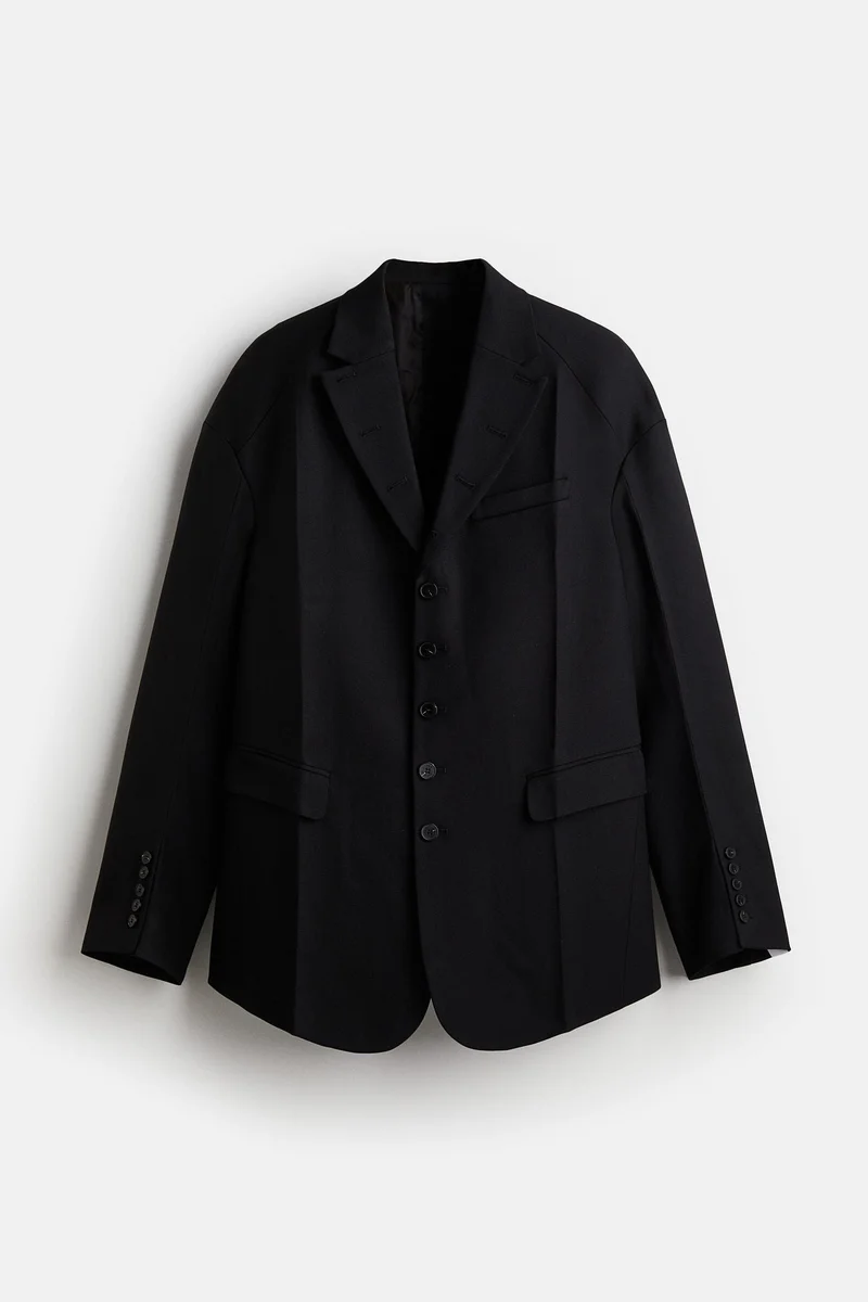 اتش اند ام بليزر مع زر من الصوف