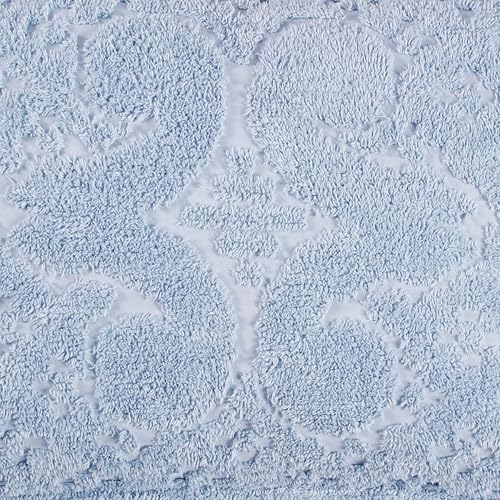 Better Trends Blue Standard Sham 100% Cotton Chenille Bedspread Sham, Soft and Cozy Tufted Tumble Dry (21x27 Std Sham) Ashton Collection - Image 3