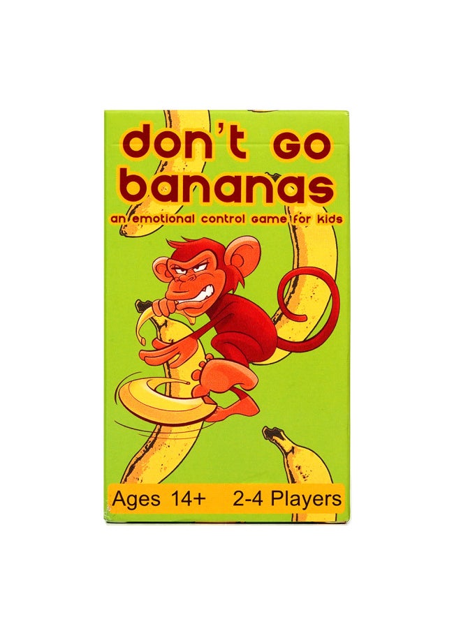 null - English Board Game DON'T GO BANANAS Does NoT EaT Banana Family InTeracTive Challenge QuesTion And Answer Card-Color:DON'T GO BANANAS Does NoT EaT Banana - Image 1