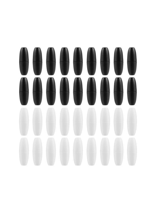 klarako 60PCS Clasps Beads Barrel Connectors Breakaway Clasps for Necklace and Bracelets - Image 1