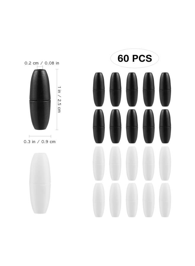 klarako 60PCS Clasps Beads Barrel Connectors Breakaway Clasps for Necklace and Bracelets - Image 2