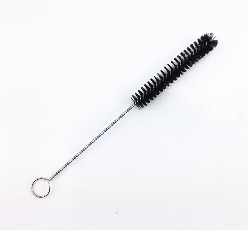 yueton?Pack of 10 Black Nylon Tube Pipe Nozzle Brush Dia 10mm with Wire Loop Handle - Image 5