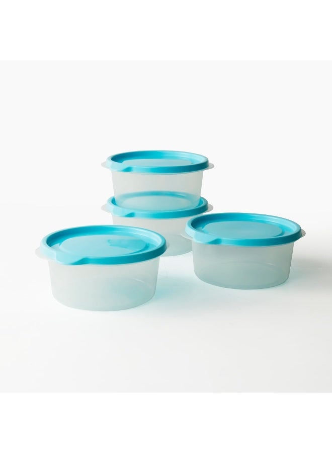 MICRONEWARE MICROWAVE ROUND CHEF BOX PACK 4 PCS SET 600ML - Image 2