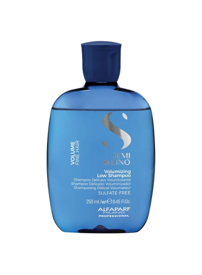 ALFAPARF Milano Semi Di Lino Volume Shampoo For Fine Hair – Sulfate Free Volumizing Low Shampoo - Adds Intense Volume, Thickness and Body - Anti-Frizz - Professional Salon Quality - Image 1