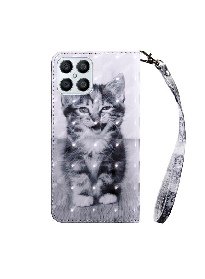 S-TOP Case For Honor X8 4G 3D Painted Leather Phone Case - Image 3