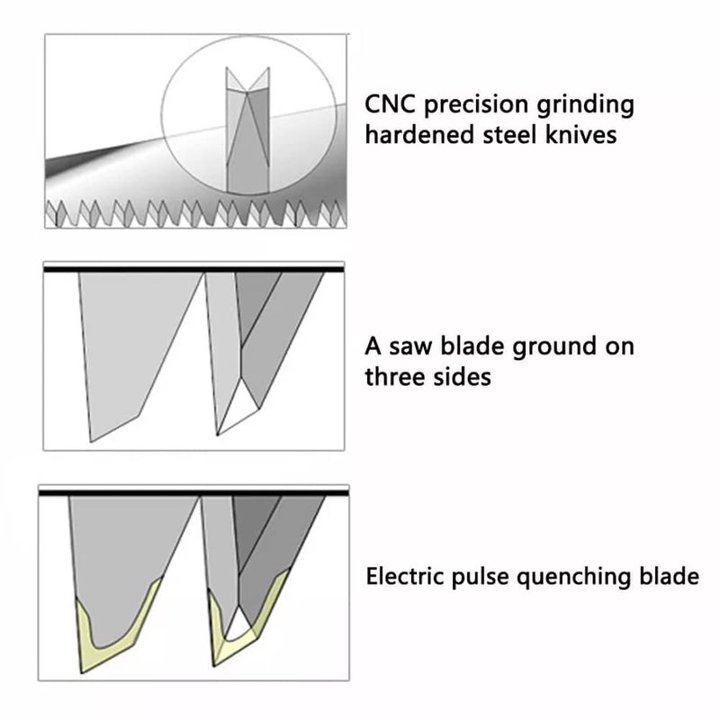 Mishrit أداة قطع شجرة قابلة للطي من ميشريت مصنوعة من الفولاذ لقص وتقليم فروع الأشجار - Image 5