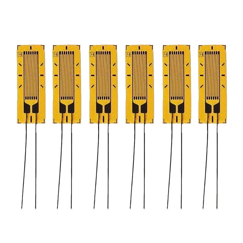 Culler Strain Gauge, 10AA 120 Ohm Strain Gauge Used in Mechanics Experiment for Material, Industry or Science (6 Pack) - Image 1