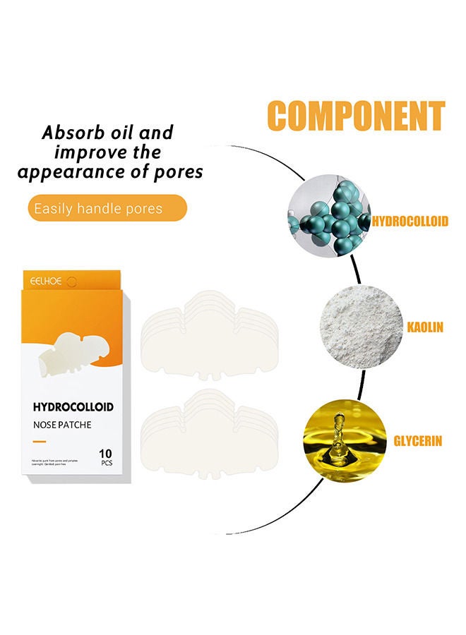 EELHOE Blackhead Pore Strips, Deep Cleansing, Face Nose Pores 10 Strips - Image 4