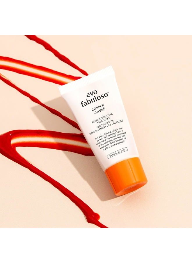 EVO Fabuloso Copper Colour Depositing Treatment - Colour Care Conditioner for Colour -Treated Hair - Helps Maintain Colour Depth, Tone & Shine, 30ml / 1.01fl.oz - Image 5