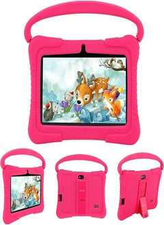 Generic 7 Inch Kids Android Tablet, 1GB Ram 16GB Storage, Toddler Tablet with IPS Screen, Parental Control, Bluetooth, WiFi, Child Proof Case with Stand, Learning  - Image 1