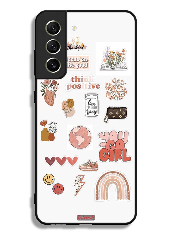Tolwak Samsung Galaxy S21 FE 5G Protective Case Cover You Go Girl - Image 3
