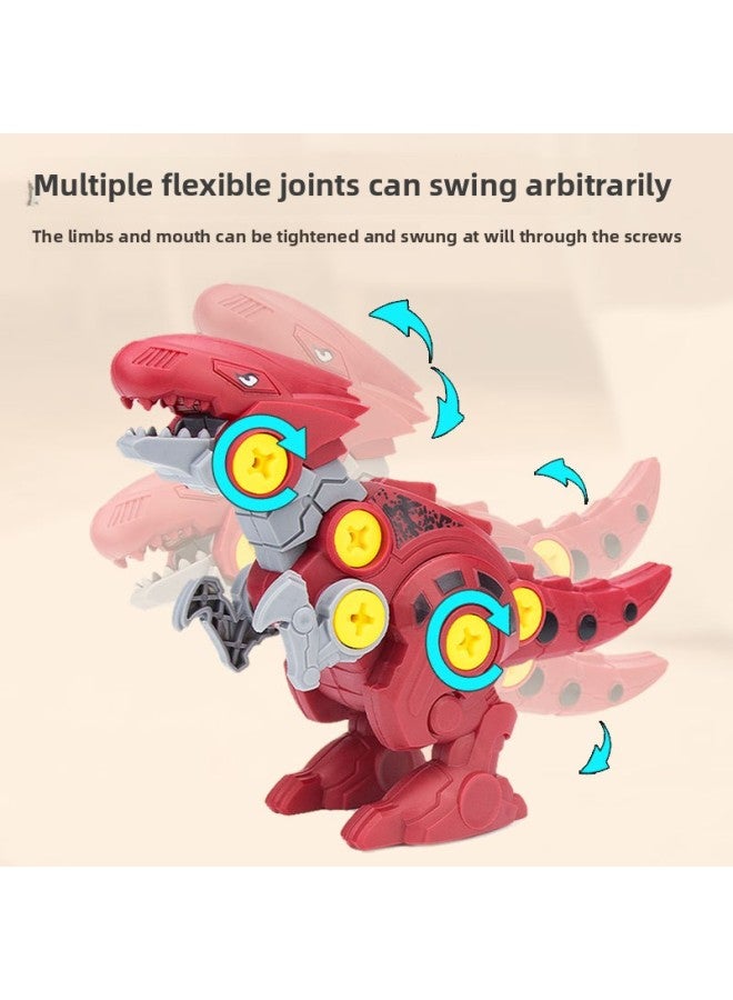 Assembled Dinosaur Egg Children's Toys Little Boy Explosions DIY Tyrannosaurus Rex Triceratops Toy Stall Supply Wholesale-Color:Large Disassembly Triceratops 【without Eggshell Color Box】】 - Image 4