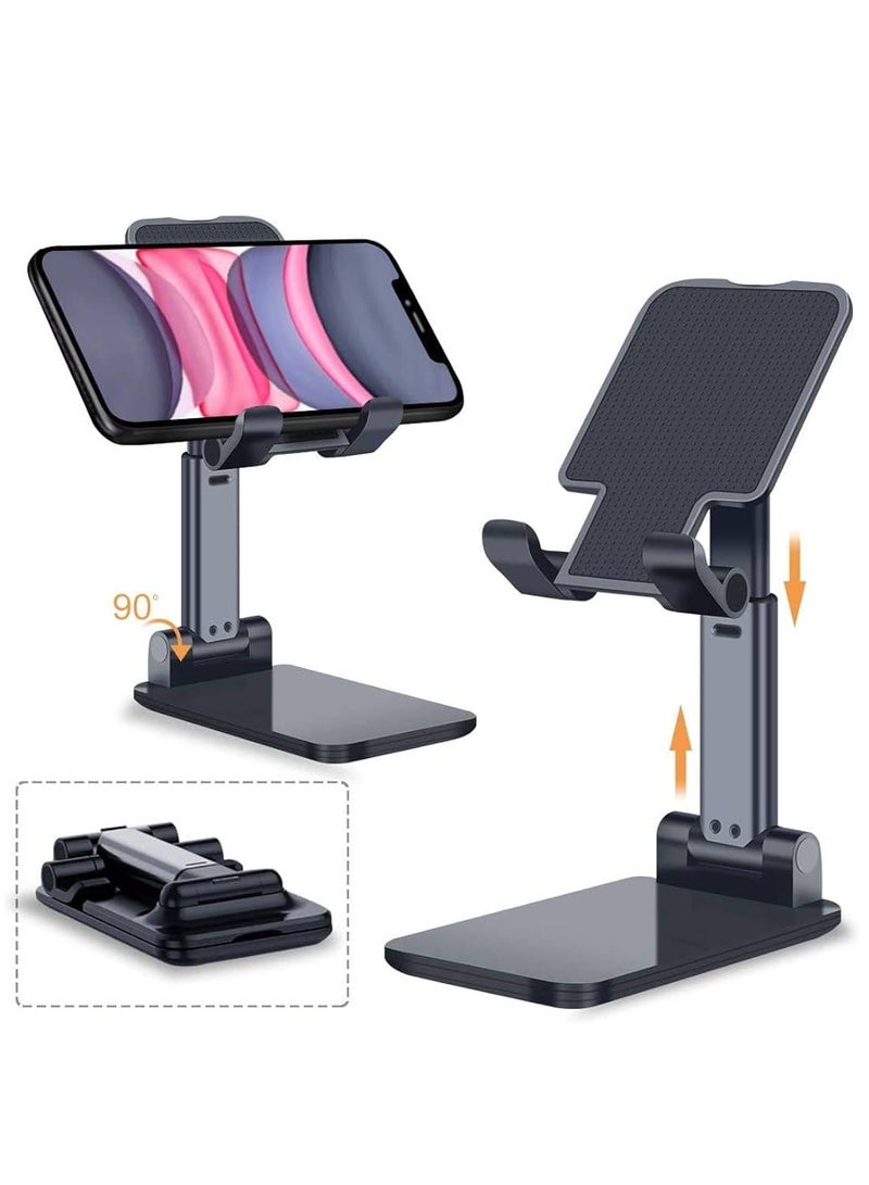 Foldable Desk Phone Holder Portable Adjustable Angle with Stable Anti-slip Design - Image 1