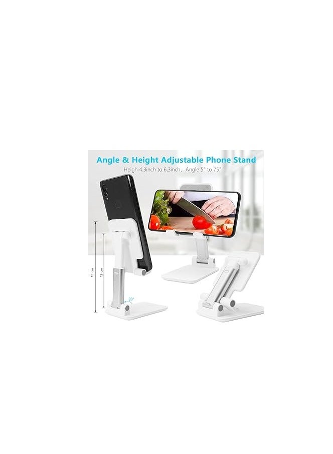 Foldable Desk Phone Holder Portable Adjustable Angle with Stable Anti-slip Design - Image 5